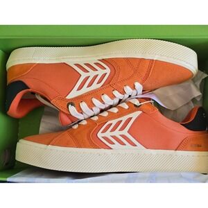Cariuma Catiba Pro 2.0 Burnt Orange Suede Navy Skate Shoes Mens Sneakers